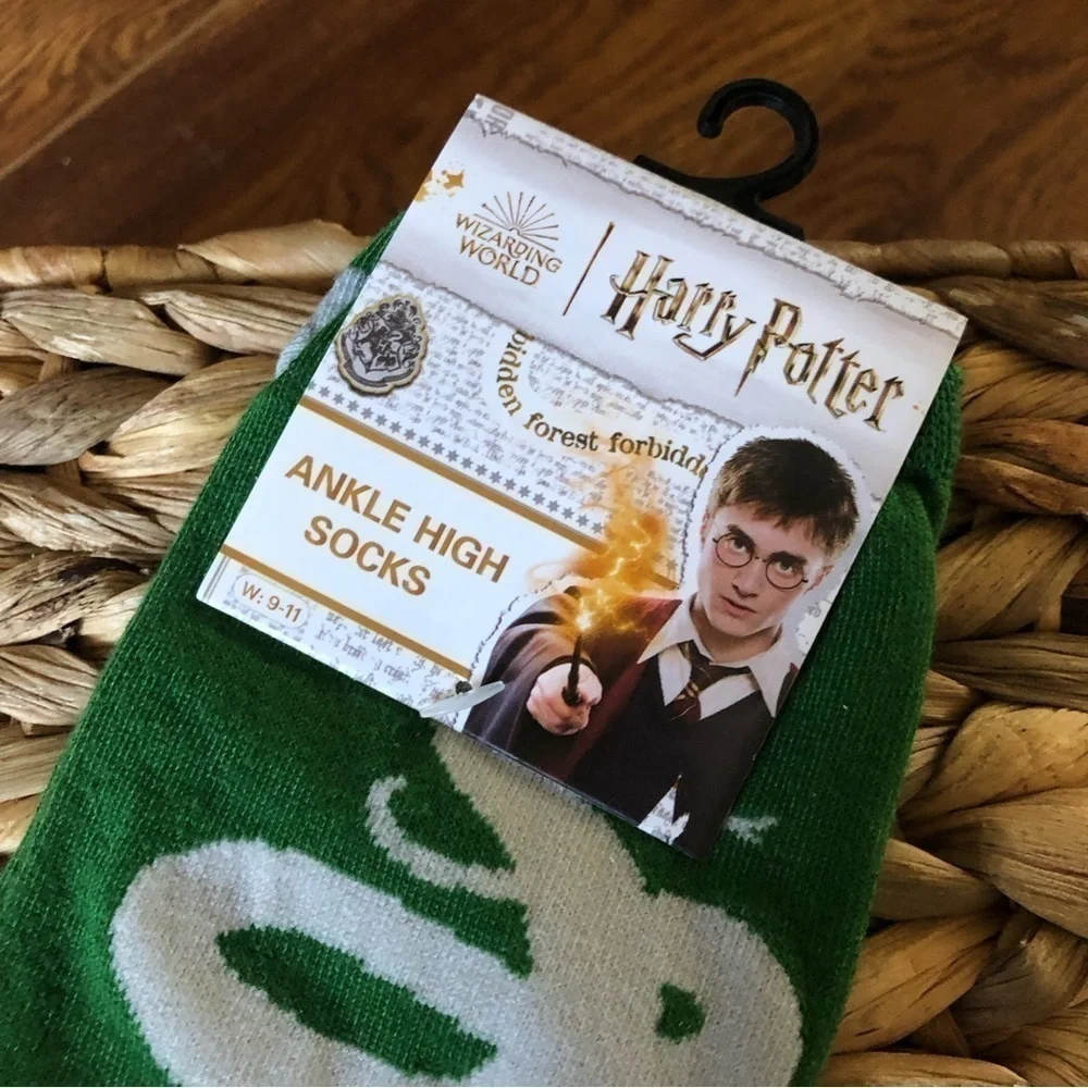 Harry Potter: Slytherin House ankle high socks